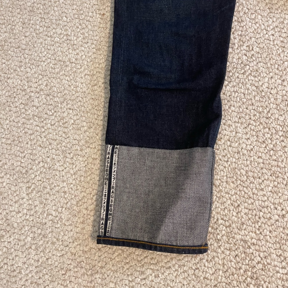 Rag & Bone New York Dark Blue Denim Jeans - Size 26 - Picture 3 of 10